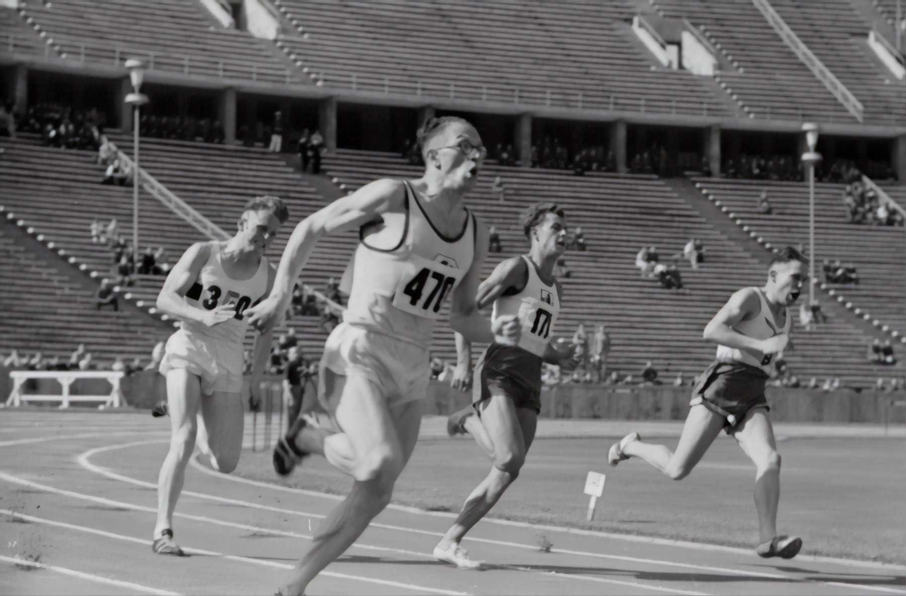 Men's running competition.. Athletics championships 1940